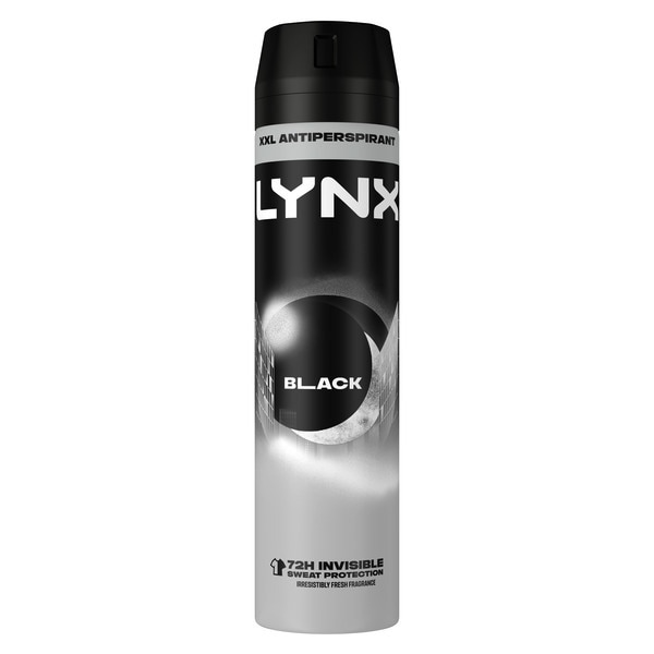 Lynx Black Anti-Perspirant Deodorant Aerosol 250 ml