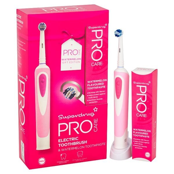 Pro Care Pink Handle Watermelon Toothpaste Gift Set