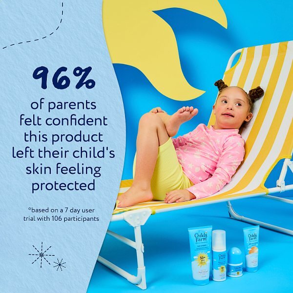 Childs Farm Spf50+ Sun Cream Fragrance-Free 100Ml