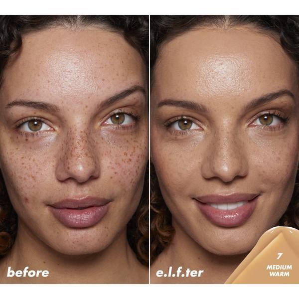 e.l.f. Halo Glow Skin Tint SPF 50 - 7 Medium Warm