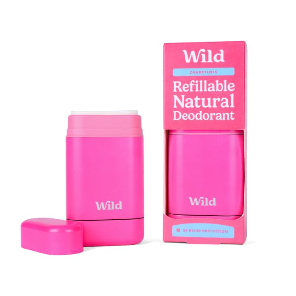 Wild Hot Pink Case & Candyfloss Deodorant Refill 40g