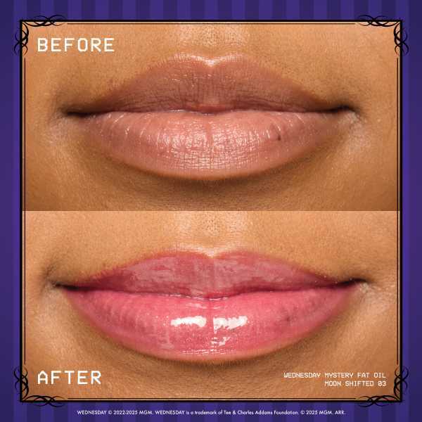 NYX Professional Makeup X Wednesday Mystery Lip Oil Moon Shifted