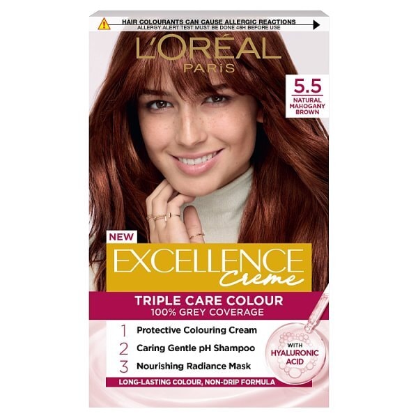 L'Oréal Excellence Crème 5.5 Natural Mahogany Brown
