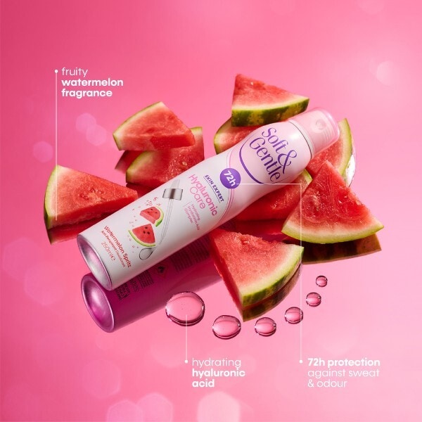 Soft &Gentle Hyaluronic Care 72H Deodorant Watermelon Spritz