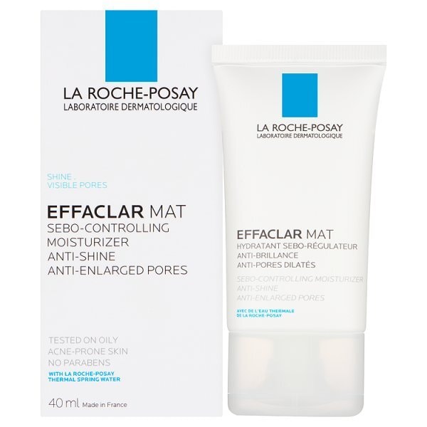 La Roche-Posay Effaclar Mat Mattifying Moisturiser For Oily Skin 40ml