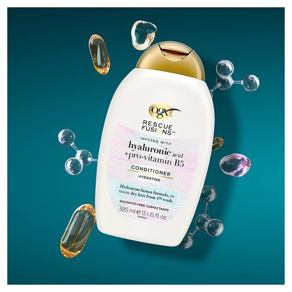 ogx Rescue Fusions Hyaluronic Acid Conditioner 385ml