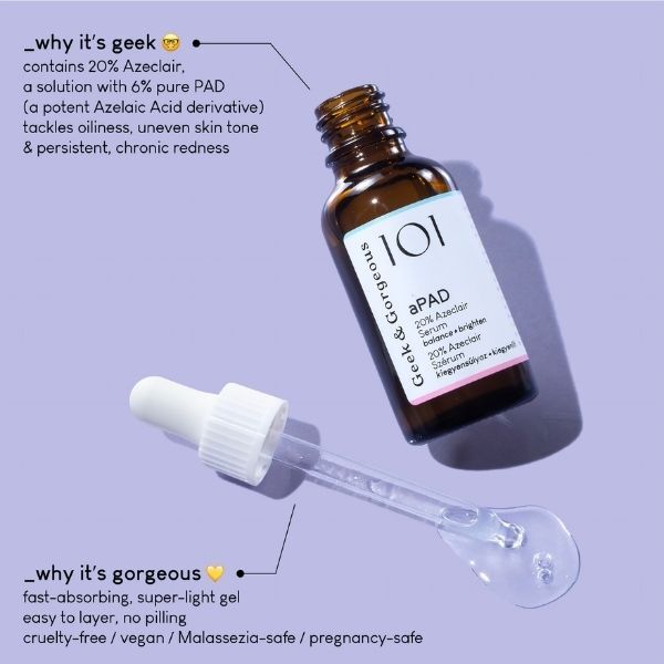 Geek & Gorgeous 101 Apad 20% Azeclair Serum 30ml