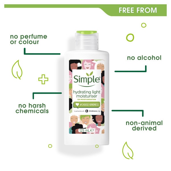 Simple Skin Hydrating Light Face Moisturiser 125ml