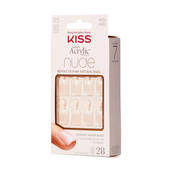 Kiss Salon Acrylic Nude Fake Nail Kit - Breathtaking