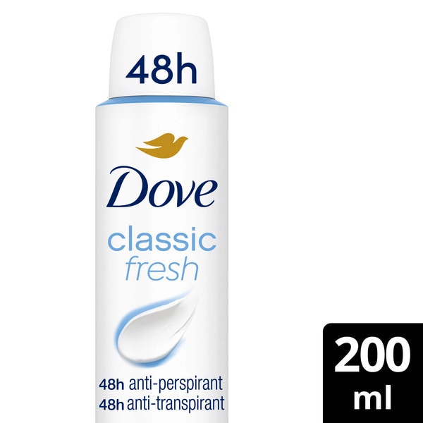 Dove Classic Fresh Anti-Perspirant Deodorant  Aerosol 200 ml