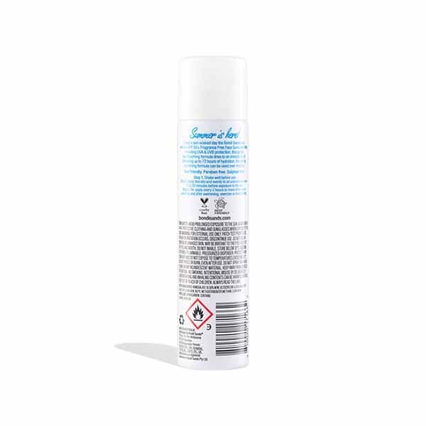Bondi Sands Fragrance Free Face Mist Spf 50+ 60g