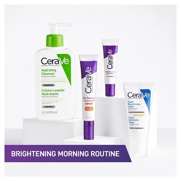 CeraVe Vitamin C Serum 10% Pure with Hyaluronic Acid for Radiant Skin 30ml