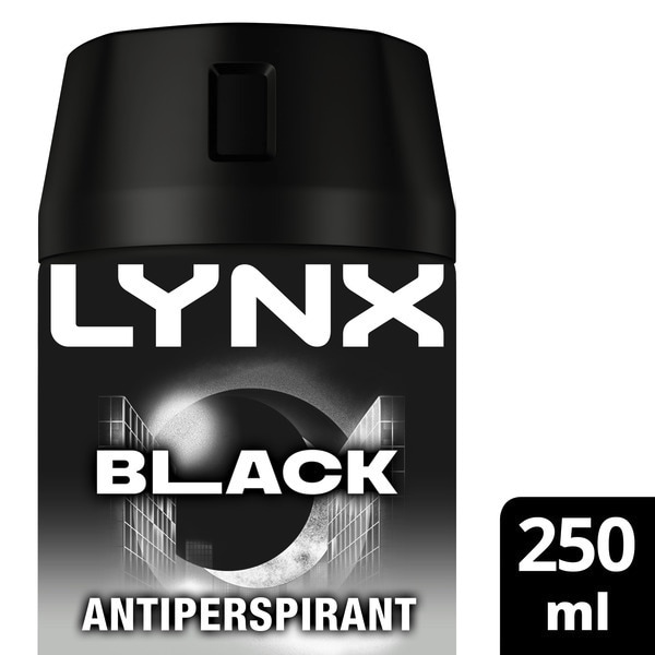 Lynx Black Anti-Perspirant Deodorant Aerosol 250 ml