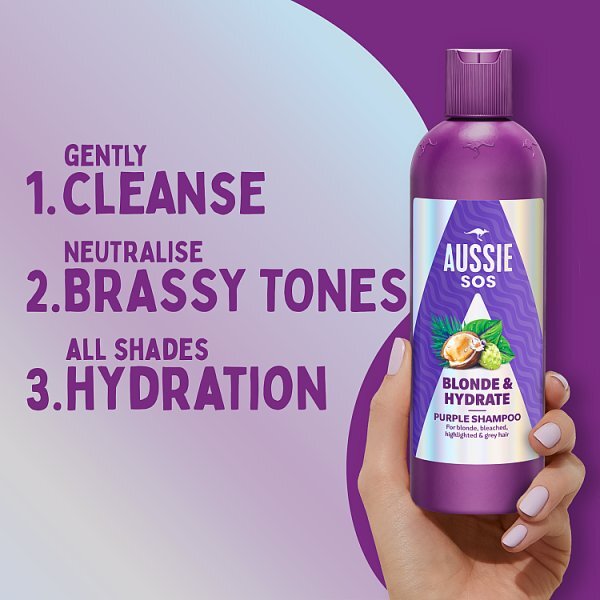 Aussie Blonde & Hydrate Purple Shampoo 300ml