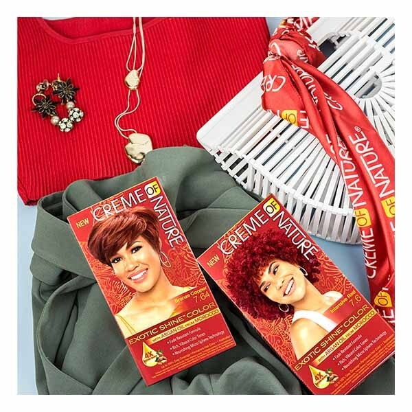 Creme of Nature Exotic Shine Hair Colour 7.6 Intensive Red