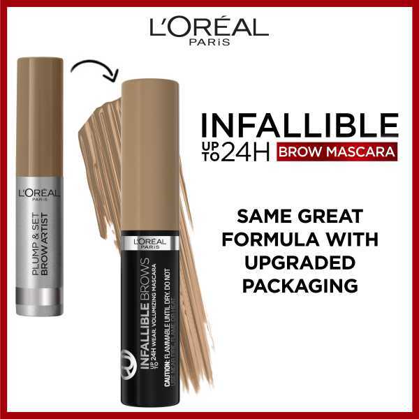 L'Oréal Paris Infallible 24H Brow Mascara 5.0 Light Brunette