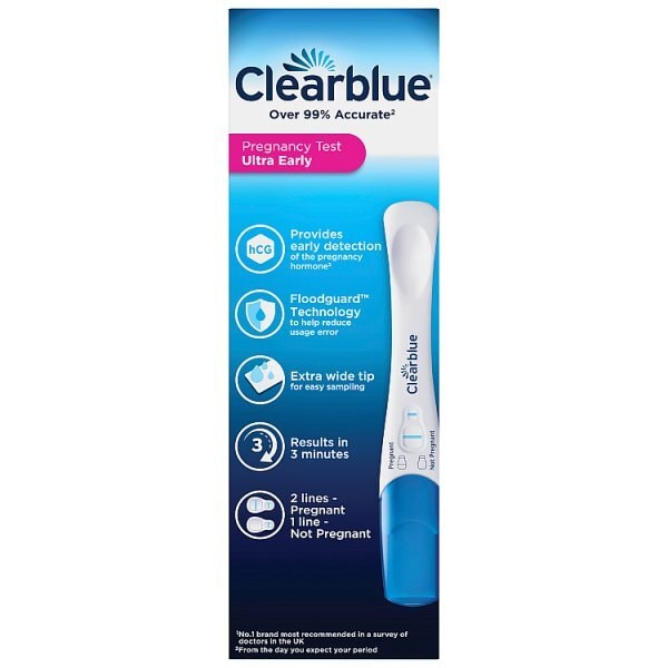 Clearblue Visual Early Detection Pregnancy Test - 1 Test