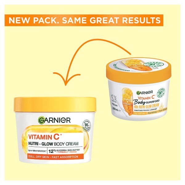 Garnier Body Superfood, Body Cream, Vitamin C & Mango, 380Ml