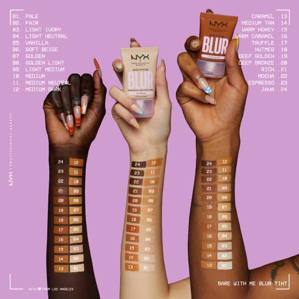 NYX Professional Makeup Blur Tint Foundation- Medium