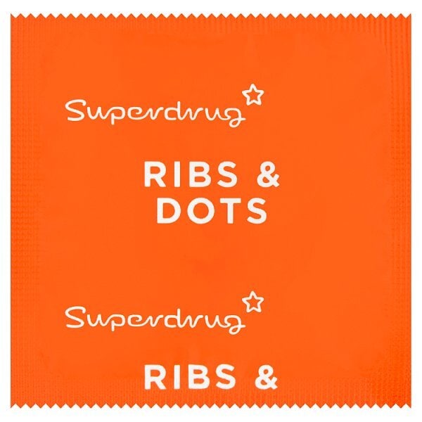 Superdrug Ribs & Dots Condoms 12s