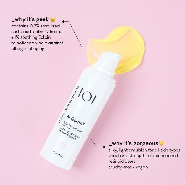 Geek & Gorgeous A-Game 20 02 Retinol Serum 30ml