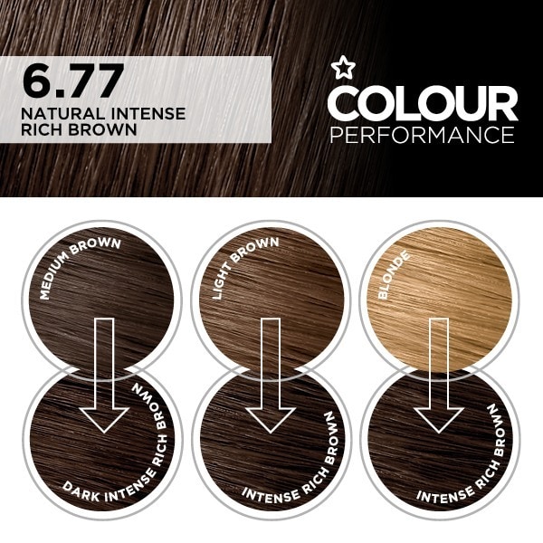 Superdrug Colour Performance 6.77 Natural Rich Brown