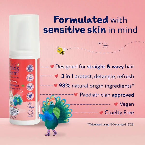 Childs Farm 3 In 1 Hair Detangler Strawberry & Mint 100Ml