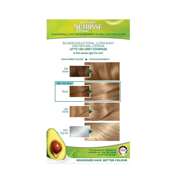Garnier Nutrisse 8.13 Medium Beige Blonde Permanent Hair Dye