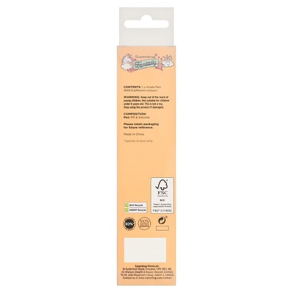 Superdrug Fantasy Koala Pen