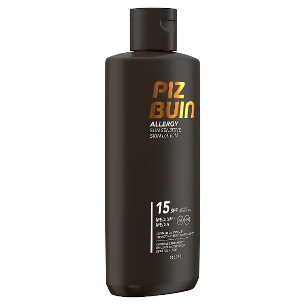 Piz Buin Allergy Sun Sensitive Skin Lotion SPF15 Med 200ml