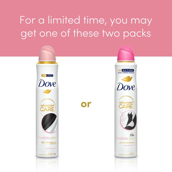 Dove Advanced Care Invisible Care Anti-Perspirant Aerosol 200 ml