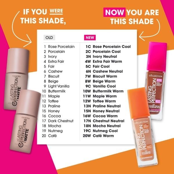 Collection Lasting Perfection Matte Foundation 16W Cocoa Warm