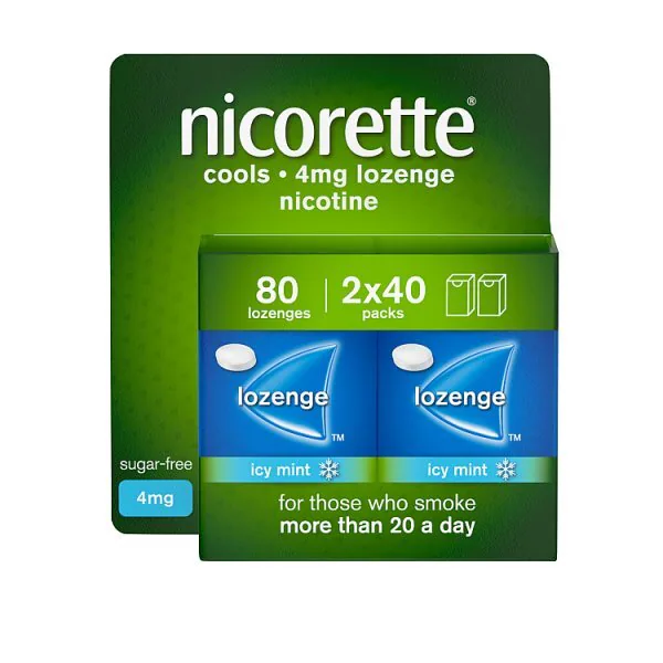 Nicorette® Cools 4Mg Icy Mint Lozenges 80S (Stop Smoking)