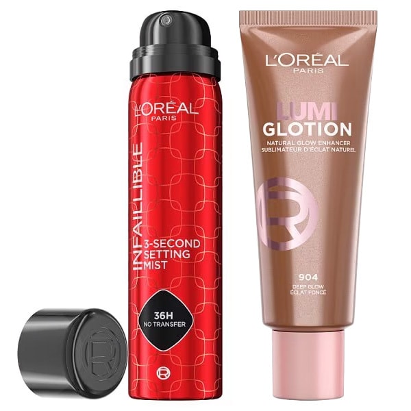L'Oréal Paris Lumi Glotion Setting Spray Duo 904 Deep Glow