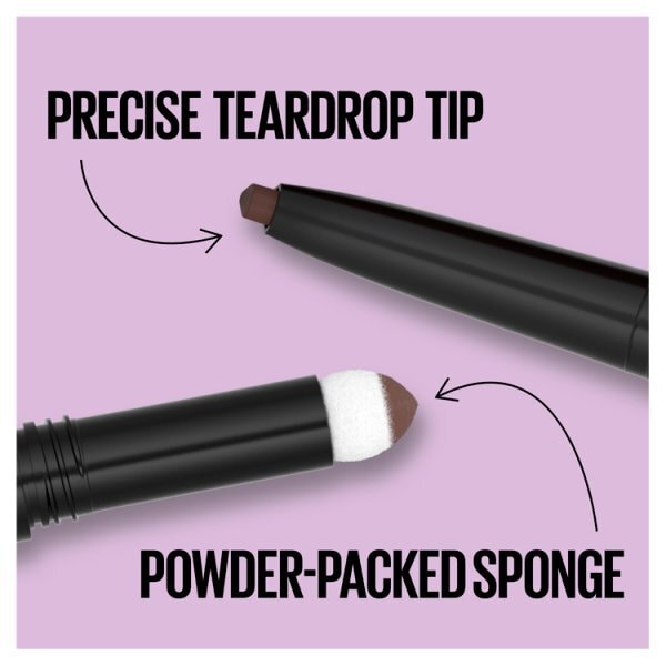 Maybelline Express Brow Duo 2-In-1 Pencil + Powder, Brunette