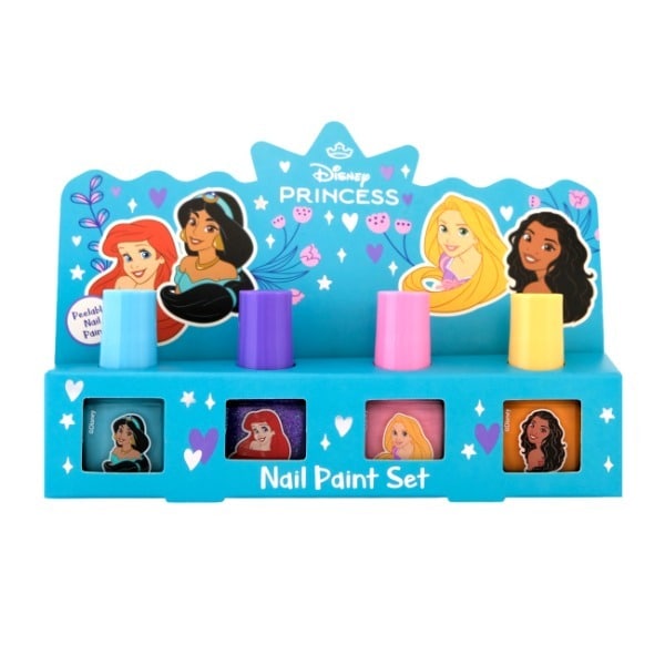 Disney Princess Nail Set 4 X 4Ml