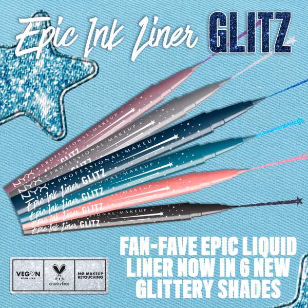 NYX Professional Makeup Epic Ink Glitz Liner Flashy Flare