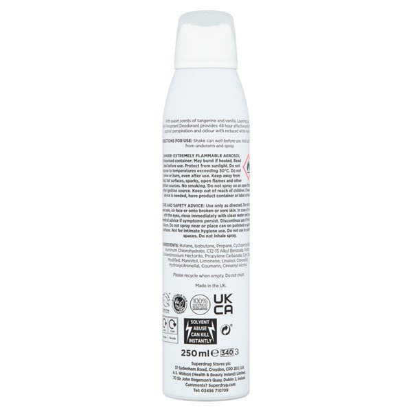 Superdrug Layering Lab Paradise Deodorant Spray 250ml