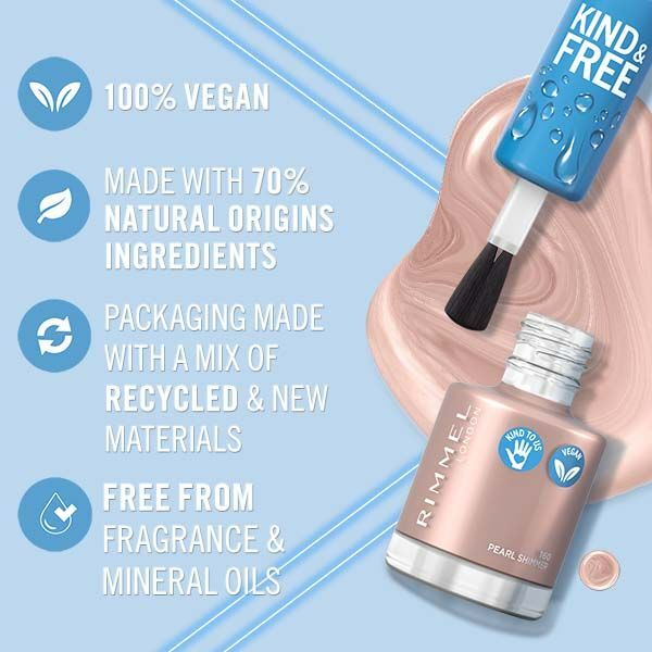 Rimmel Kind & Free Nail Polish Pearl Shimmer