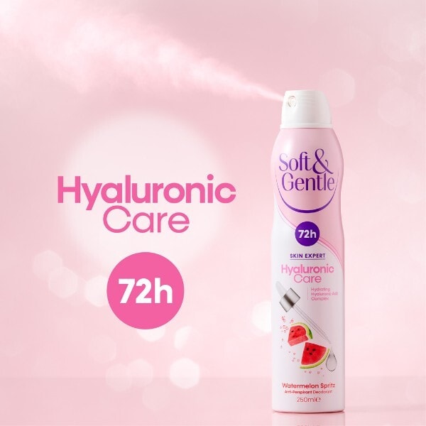 Soft &Gentle Hyaluronic Care 72H Deodorant Watermelon Spritz