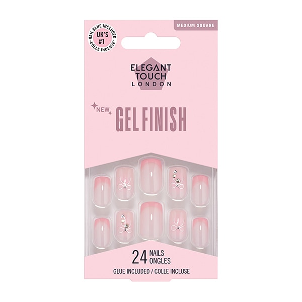 Elegant Touch Gel Finish Glitter - Pretty In Pink