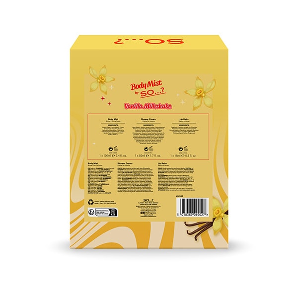 So...? Pamper Me Set - Vanilla Milkshake