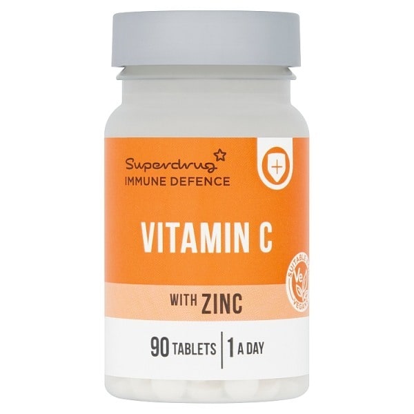 Superdrug Vitamin C & Zinc - 90 Pack
