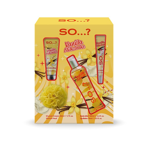 So...? Pamper Me Set - Vanilla Milkshake