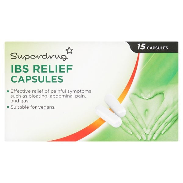 Superdrug Irritable Bowel Syndrome Relieve 15 Capsules