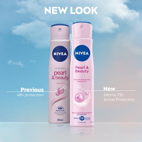 NIVEA Pearl & Beauty Anti-Perspirant Deodorant Spray 250ml