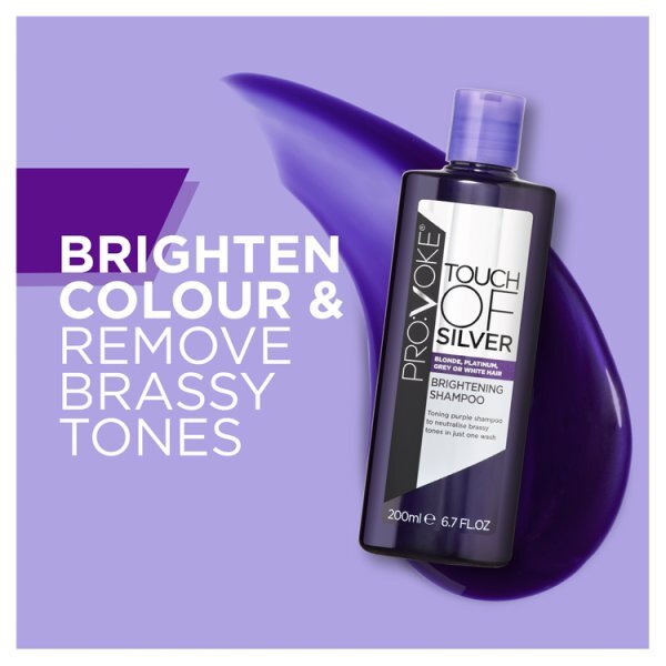 Provoke Touch of Silver Intensive Brightening Purple Shampoo 200ml