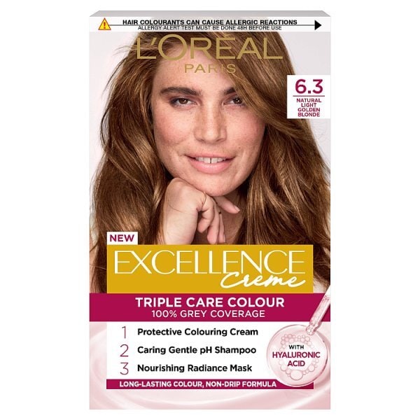 L'Oréal Excellence Crème 6.3 Natural Light Golden Brown