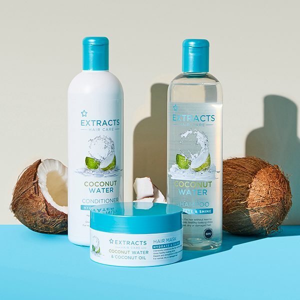 Superdrug Extracts Coconut Water Shampoo 400ml