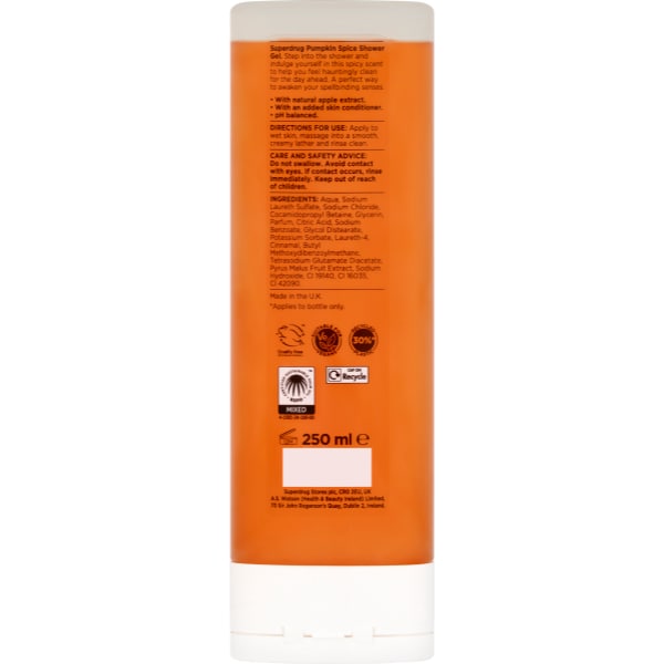 Fruity Pumpkin Spice Shower Gel 250ml